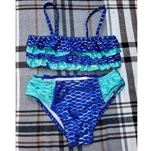 Body Glove Girls Ruffled Two-Piece Bathing Suit